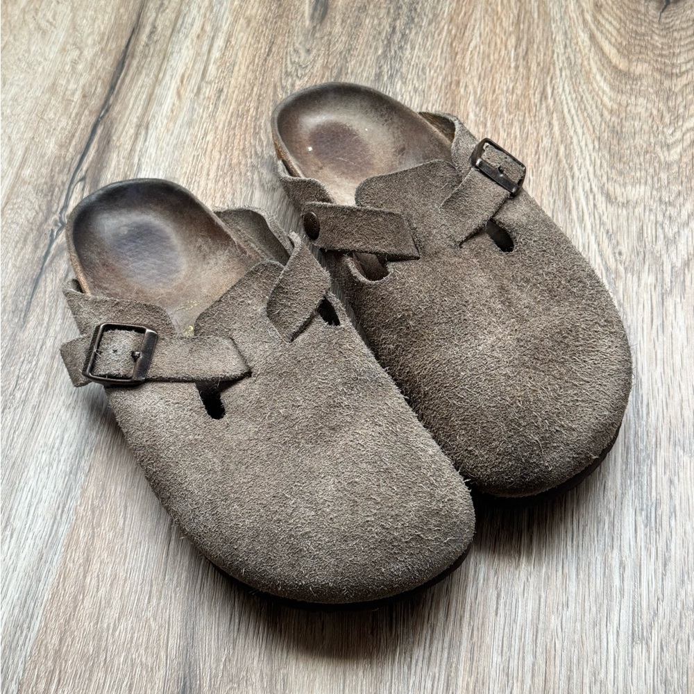 Birkenstock Boston Clog - Taupe